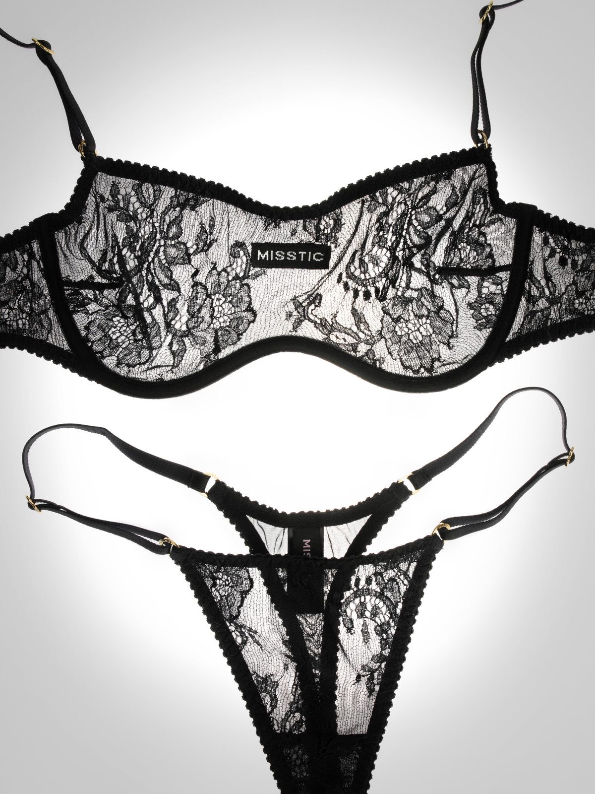Трусики Top Lace Black