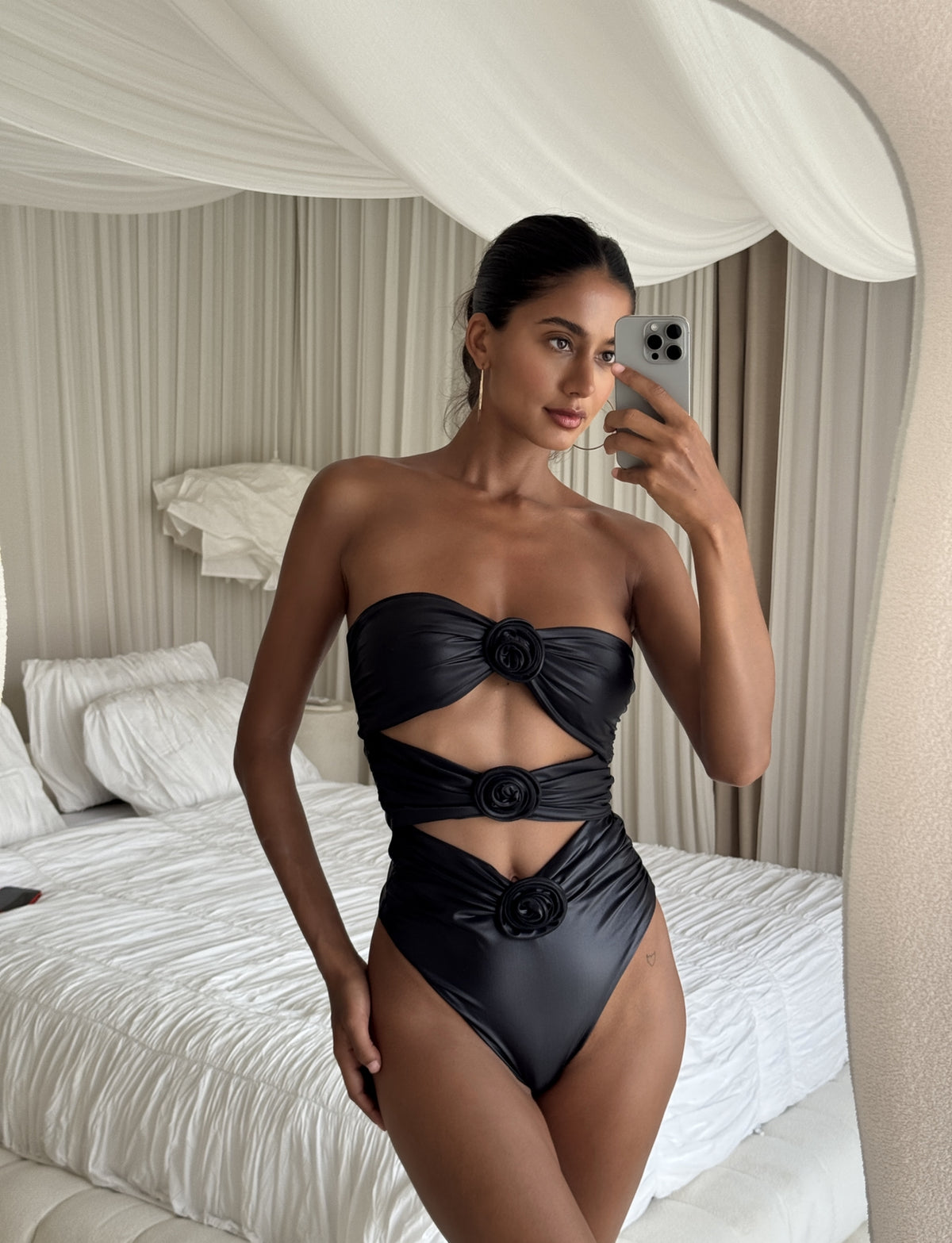 Купальник Monokini O'hara Black Laither