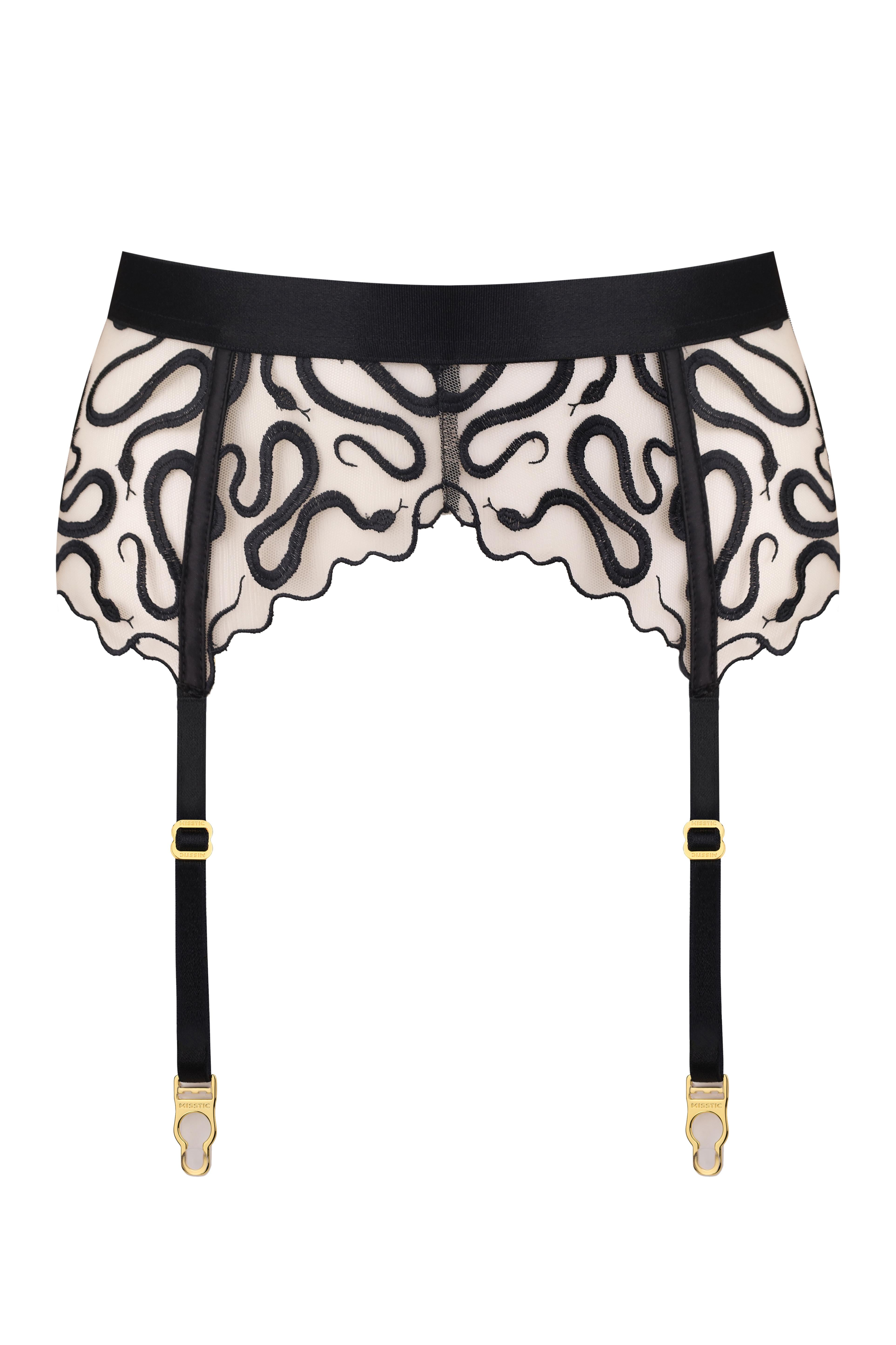 Бежевий пояс з чорними зміями