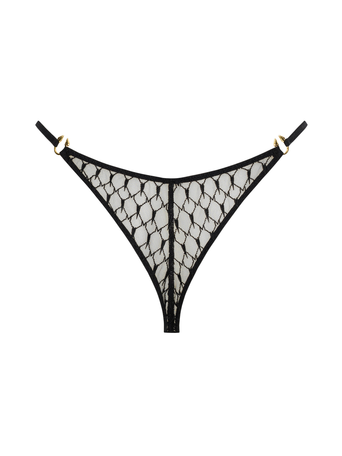 Трусики Pirsing Monogram Black
