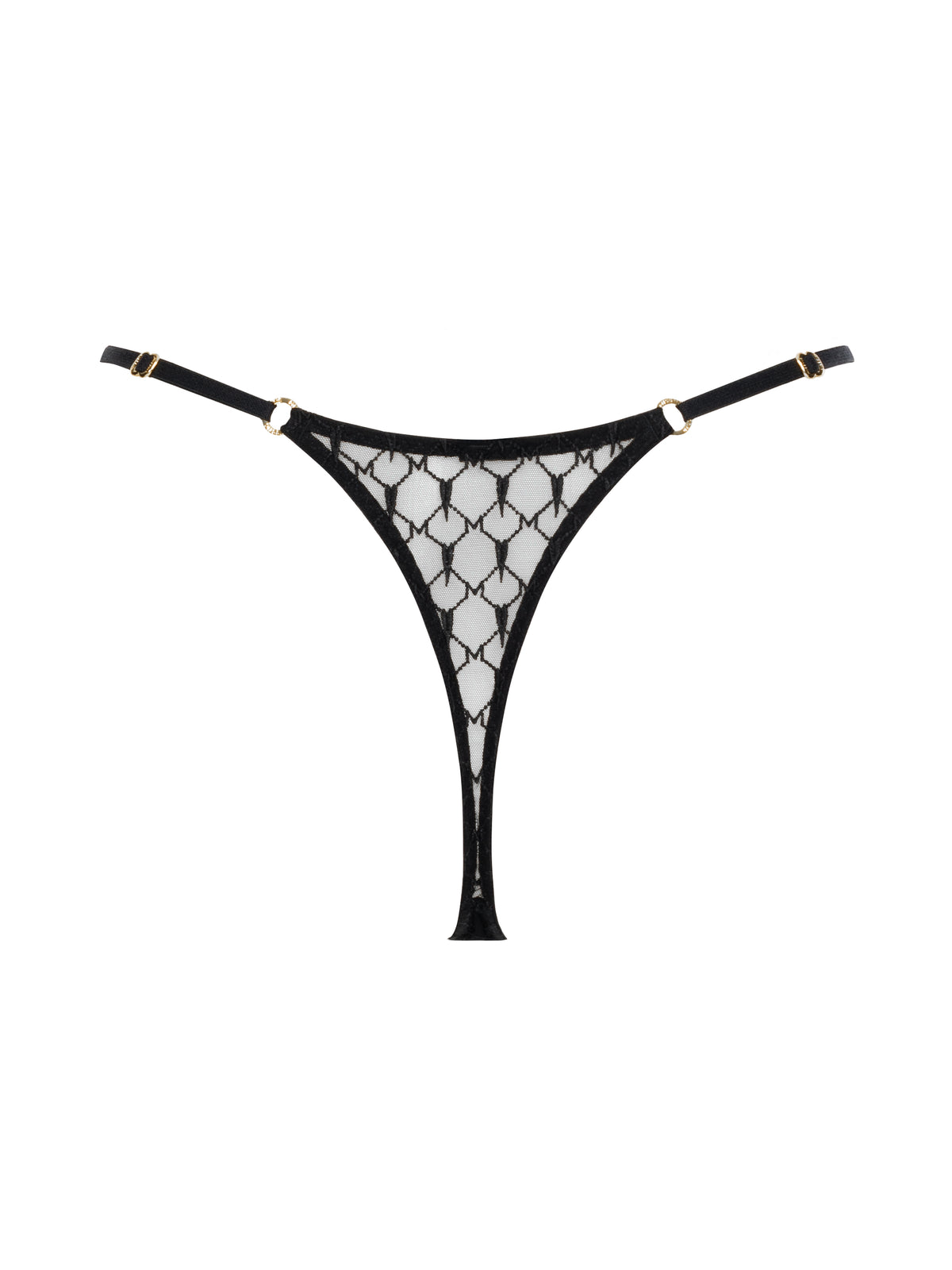 Трусики Top Monogram Black