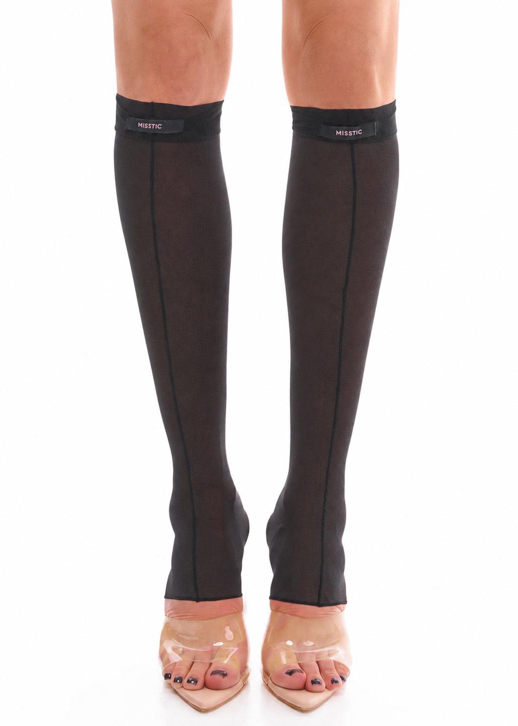  Knee-higs Cute Noir